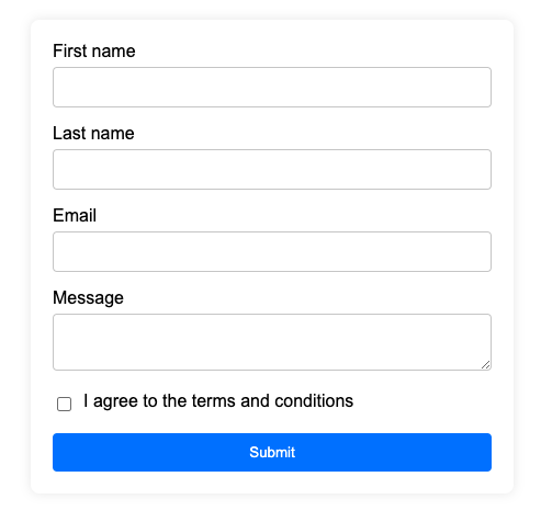 Contact form